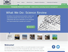 Tablet Screenshot of chesapeake.org